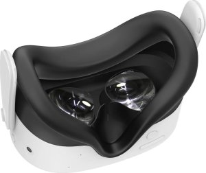 Vortex Virtual Reality Silikonowa ochronka na twarz do Meta Quest 3S | Czarna 3