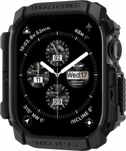 Spigen SPIGEN RUGGED ARMOR APPLE WATCH 10 (46 MM) MATTE BLACK 4