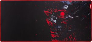 Podkładka Marvo Podkładka pod mysz, Noob XL, do gry, czarno-czerwona, 900 x 400 x 3 mm 1