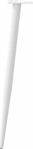 vidaXL vidaXL Nogi do stolika kawowego, 4 szt., biale, 72-73 cm, stal 5