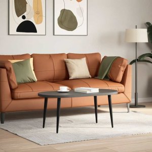 vidaXL vidaXL Nogi do stolika kawowego, 4 szt., czarne, 30-31 cm, stal 2