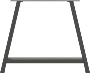 vidaXL vidaXL Nogi do stolika kawowego, 2 szt., antracyt, 90x(72-73) cm, stal 5