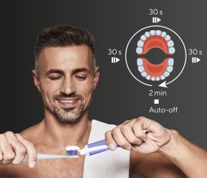 Szczoteczka B.Well Szczoteczka Soniczna Elektryczna do zębów B.WELL PRO-850 Biała 7