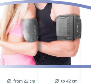 Ciśnieniomierz B.Well CIŚNIENIOMIERZ AUTOMATYCZNY ELEKTRONICZNY B.WELL PRO-33 na ramię + zasilacz 4