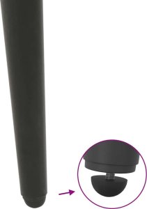 vidaXL vidaXL Nogi do stolika kawowego, 4 szt., antracyt, 72-73 cm, stal 9
