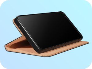 Hello Case Etui z Klapką do Samsung Galaxy S23 (Skórzane, Magnetyczne, Czarne, Kabura) 10