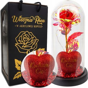 Sferazabawek WIECZNA RÓŻA PREZENT KOBIETY KWIAT WALENTYNKI DZIEŃ KOBIET MAMY  MATKI MAMA 1