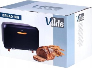 Chlebak Vilde Chlebak Pojemnik na Chleb Metalowy Czarny Solidny VILDE 35,5 x 20,5 x 20 cm 10