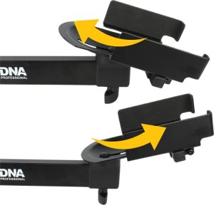 DNA DNA WS1 głośnikowy statyw ścienny zestaw 2 szt. czarny stabilny solidny do 20 kg 4