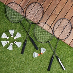 Vilde Zestaw do Badmintona Rakietki Rekreacyjny VILDE 8 lotek 61 cm 12 el. 3