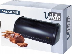 Chlebak Vilde Chlebak Pojemnik na Chleb Metalowy Czarny Solidny VILDE 43 x 27,5 x 18,5 cm 12