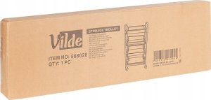 Vilde Wózek Półka Regał Metalowy 4-Poziomowy Solidny Pojemny VILDE 44 x 26 x 84cm 11