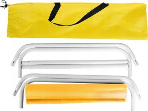 Vilde Leżak Plażowy Składany Metalowy z Torbą Transportową VILDE 86 x 51,5 cm 9