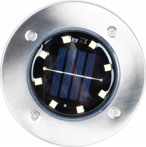 Vilde Lampki Ogrodowe Solarne LED Stalowe Wbijane VILDE 11,5 cm 12 szt. 10