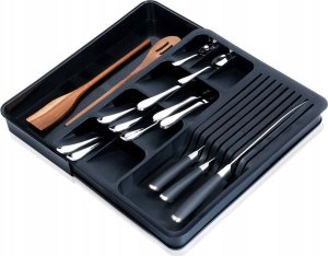 Vilde Wkład Organizer na Sztućce do Szuflady Rozsuwany Czarny VILDE 40 x 31 cm 2