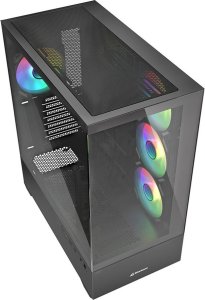 Obudowa Sharkoon Sharkoon AK6 RGB , Tower case (black, Tempered Glass x 2) 3