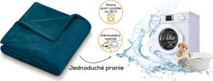 Beurer Beurer heated blanket HD75 Cosy Ocean, electric blanket (dark blue, 130 x 180 cm) 5