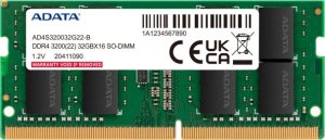 Pamięć ADATA ADATA DDR4 - 16GB - 3200 - CL - 22, Single RAM (black, GD4S3200316G-SMI, Gold Tray) 1