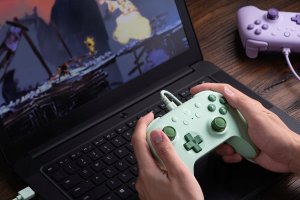 Pad 8BitDo 8BitDo Ultimate 2C Wired, Gamepad (green, for Windows & Android) 5