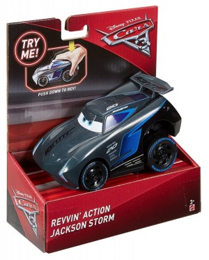 Mattel CARS 3 Auto Naciśnij i Jedź, Jackson Storm 1