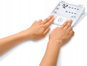 Ciśnieniomierz Beurer Beurer BM 93 upper arm blood pressure monitor (white, Bluetooth, integrated ECG electrodes) 4