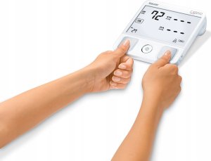 Ciśnieniomierz Beurer Beurer BM 93 upper arm blood pressure monitor (white, Bluetooth, integrated ECG electrodes) 5