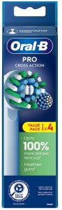 Końcówka CROSS Oral-B Pro Cross Action pakaitinės galvutės 4vnt 2