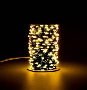 Lampki choinkowe Upominkarnia Zewnętrzne lampki choinkowe 500 LED 50m, barwa ciepłe białe do dekoracji LAMP36CB 1