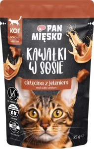 Pan Mięsko Kawałki w sosie z jeleniem 85g 1