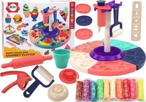LeanToys Ciastolina Zestaw Kuchnia Wyciskacz Kucharz Akcesoria LEAN Toys 1