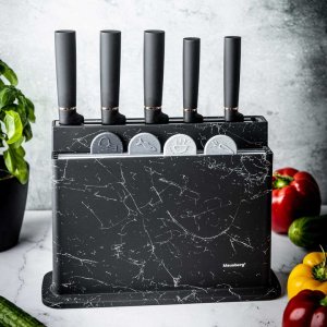 Klausberg ZESTAW NOŻY I DESEK KUCHENNYCH W STOJAKU KLAUSBERG KB-7834 2