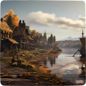 Tilt Mata pod Krzesło Wikingowa Wioska 100x100 2
