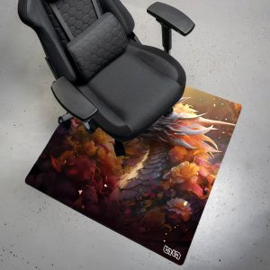 Tilt Mata pod Krzesło Kolorowy Smok 100x100 3