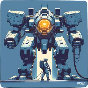 Tilt Mata pod Krzesło Era Mechów 100x100 2