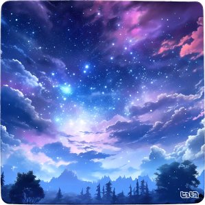 Tilt Mata pod Krzesło Nocne Chmury 100x100 2