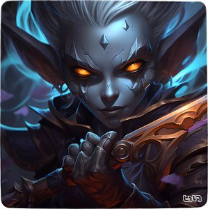 Tilt Mata pod Krzesło Chibi Night Elf 100x100 2