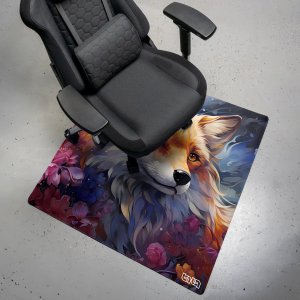 Tilt Mata pod Krzesło Kwiecisty Lis 100x100 3