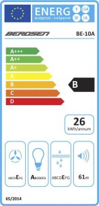 Okap Berdsen Okap kuchenny podszafkowy - pochłaniacz 60 cm Berdsen BE-10-A biały 7
