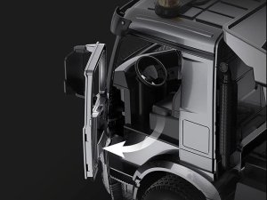 EE Mercedes Arocs METALOWA wywrotka sterowana EE ruchoma naczepa 1:20 RC0667 12