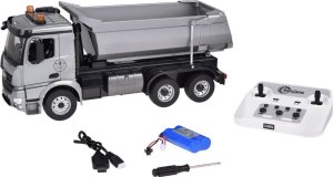 EE Mercedes Arocs METALOWA wywrotka sterowana EE ruchoma naczepa 1:20 RC0667 2