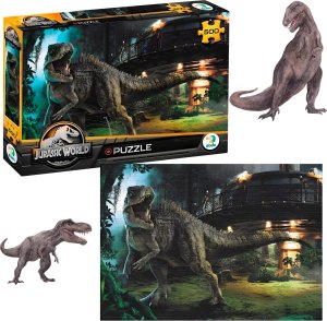 Dodo PUZZLE JURASSIC WORLD 500 ELEMENTÓW MEGA UKŁADANKA DINOZAURY PARK JURAJSKI 1