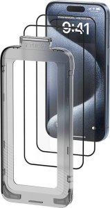 Vention Szkło hartowane Vention KUKTCA-30 do iPhone 15 Pro +aplikator 1