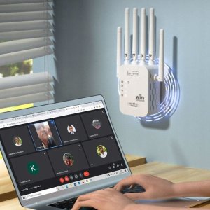 Access Point Zenwire Wzmacniacz Sygnału Repeater WiFi 5 Zewnętrzny Repeater Access Point Zenwire WD-R1201U 1200 Mb/s 2