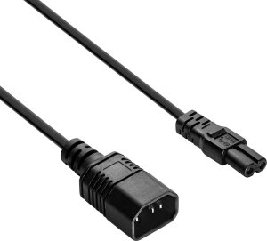 Kabel zasilający Akyga Akyga AK-PC-15A kabel zasilające Czarny 1,5 m C14 panel C7 panel 3
