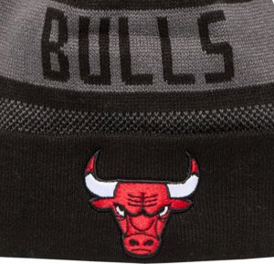 New Era New Era Jake Cuff Beanie Chicago Bulls Hat 60565217 szary OSFM 3