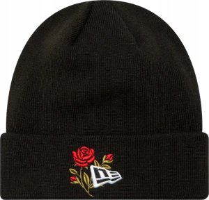 New Era New Era Rose Icon Cuff Knit Beanie Hat 60580728 Czarne OSFM 1