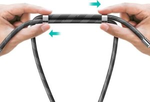 Usams USAMS Uniwersalna smycz do telefonu 1,6m niebieski/blue ZB316GS03 (US-ZB316) 4