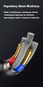 Usams USAMS Kabel USB-C na Lightning 30W 1,2m   Digital Display Zinc Alloy Fast Charging Data Cable HX Series SJ741USB01 (US-SJ741) 12