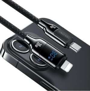 Usams USAMS Kabel USB-C na Lightning 30W 1,2m   Digital Display Zinc Alloy Fast Charging Data Cable HX Series SJ741USB01 (US-SJ741) 4