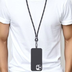 Usams USAMS Uniwersalna smycz do telefonu 1,6m biały/white ZB316GS02 (US-ZB316) 5